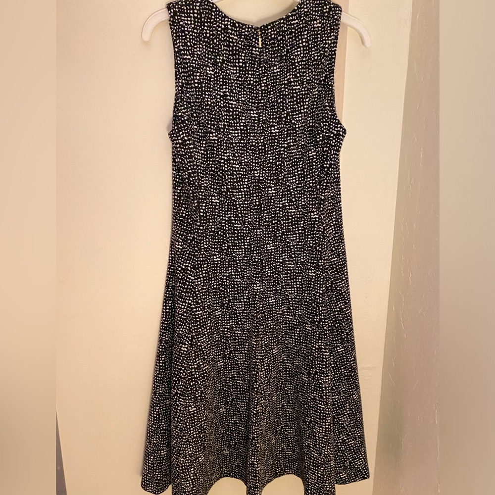 EUC DKNY Polka Dot Flare Dress!!